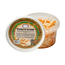 Капуста маринованная острая