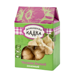 Чеснок белый солёный в вакуумной упаковке (Шоу-Бокс)
