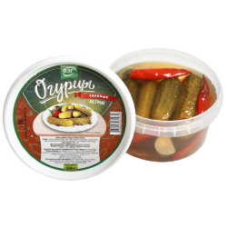 Огурцы солёные острые