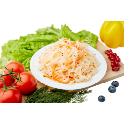 Капуста квашеная с морковью и тмином